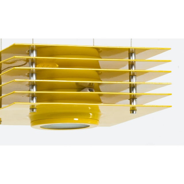 Hikari Suspension Lamp by Ettore Sottsass for Skipper, 1970s For Sale - Image 4 of 5