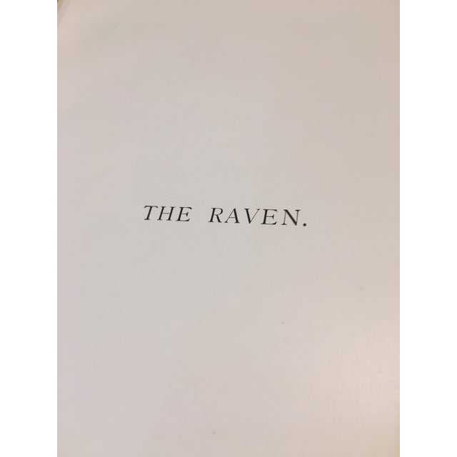 Gold Gustave Doré Illustrated the Raven by Edgar Allen Poe 1st American Edition 1884 For Sale - Image 8 of 18