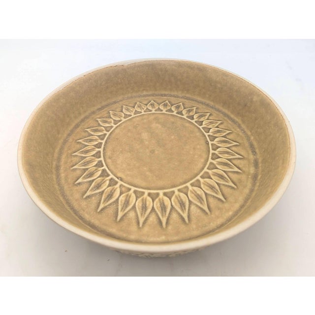 Mid-Century Modern 1950s Jens Quistgaard Stoneware Pedestal Bowl For Sale - Image 3 of 9