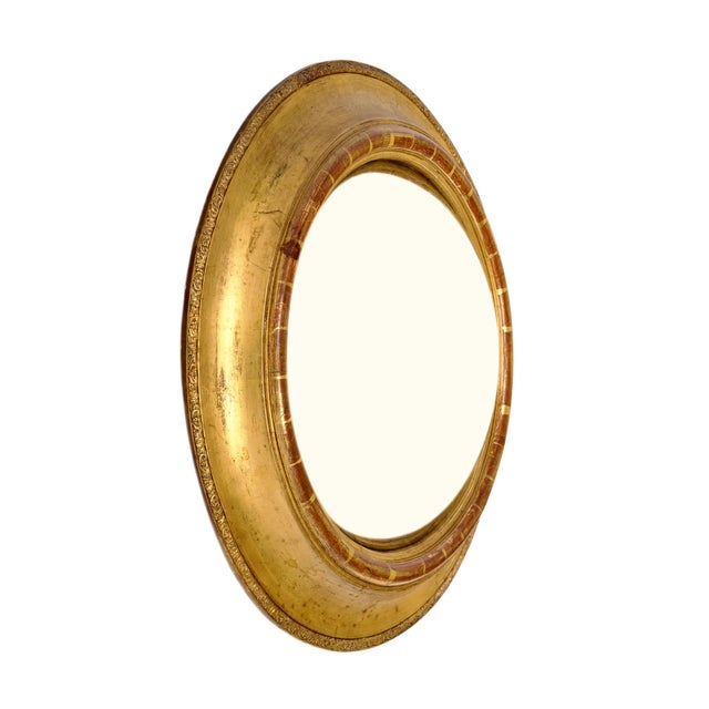 French Antique, Convex “Sorciere” Mirror, Circa 1920 For Sale - Image 4 of 9
