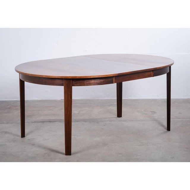 1960s Danish Mid-Century Rosewood Dining Table, 1960s For Sale - Image 5 of 16
