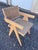 Single light mango wood chair that can be used as an office or dining chair. Used as an office chair for only half a year....