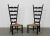 Set of Fireside Chairs in Black Lacquered Wood and Rush by Gio Ponti for Casa E Giardino, 1950s For Sale - Image 9 of 9