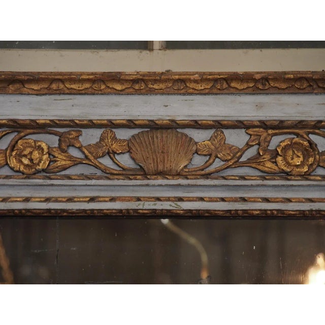 French 19th Century French Painted Mirror For Sale - Image 3 of 7