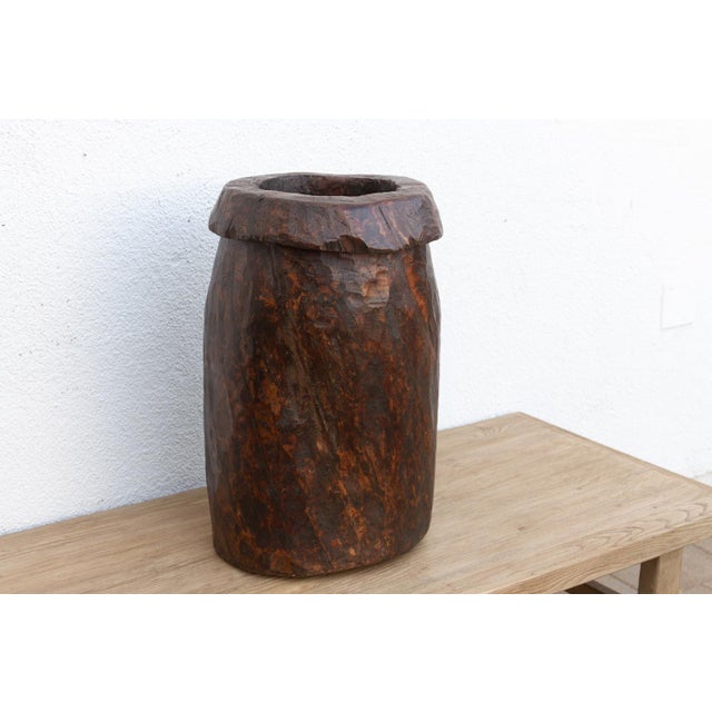 19th Century Antique 23" Tall Primitive Naga Vessel For Sale - Image 5 of 8