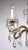 1960s Brass-Lead Crystal Five-Light Chandelier from H.Richter, 1960s For Sale - Image 5 of 13