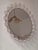 Large Illuminated Circular Beveled Wall Mirror in Melted Ice Acrylic Glass, 1970s For Sale - Image 5 of 12