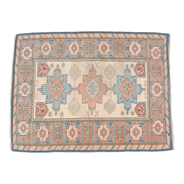 Mid 20th Century Handknotted Wool Area Carpet For Sale