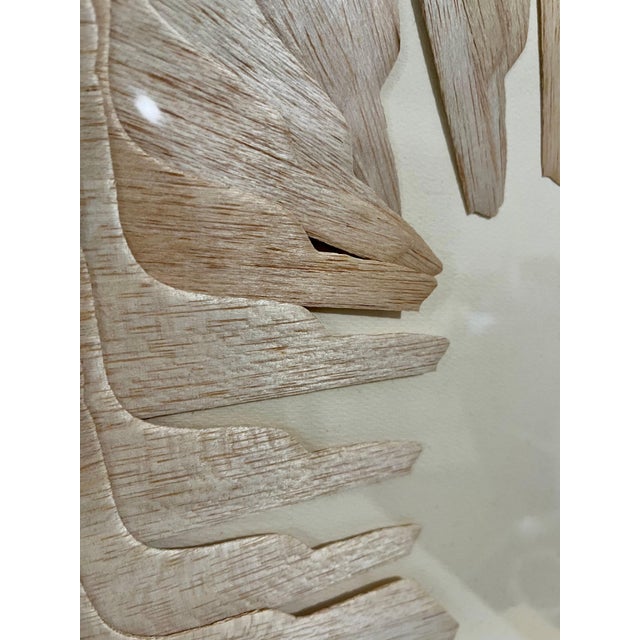 Mario Ceroli, 1970's Large Italian Pop Art Mario Ceroli Arte Povera Sculpture Collage in Wood, 1970 For Sale - Image 11 of 16