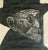 Vintage Black and White Framed Woodcut of Sigmund Freud For Sale - Image 9 of 12