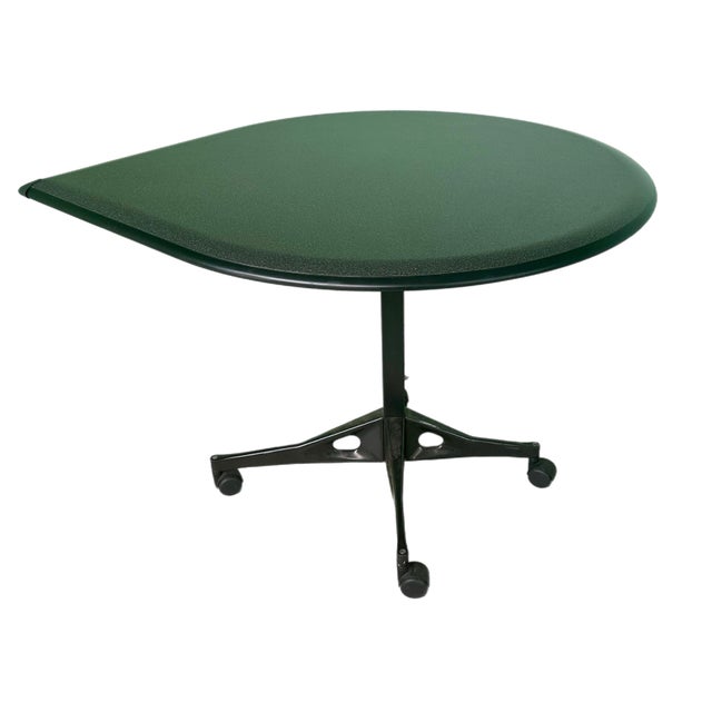 Wood Herman Miller Wood and Metal Tear Drop Accent Table For Sale - Image 7 of 8