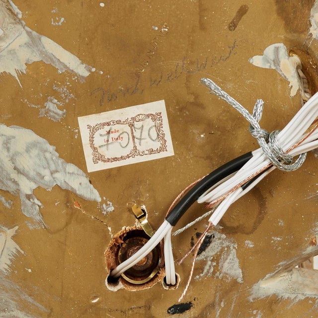 Pair of Italian Carved Wood Wall Sconces With Seashells For Sale - Image 14 of 15