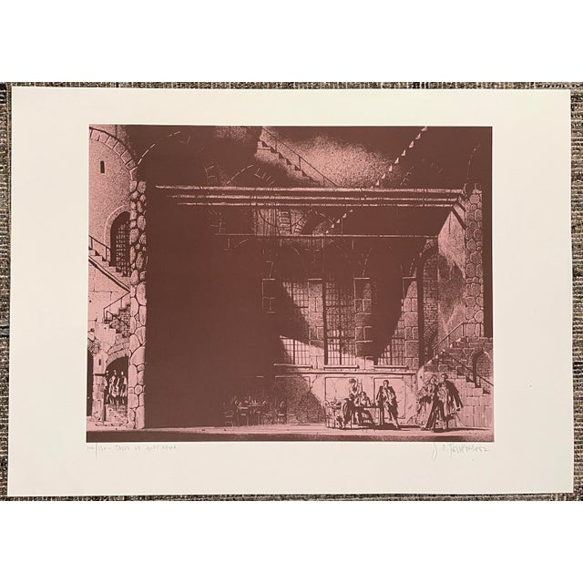 Joseph Pecsenke Tales of Hoffman Opera Lithograph For Sale - Image 4 of 4