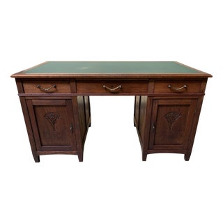 Antique Desk in Oak, 1890s For Sale