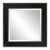 Square Devon Mirror in Black For Sale