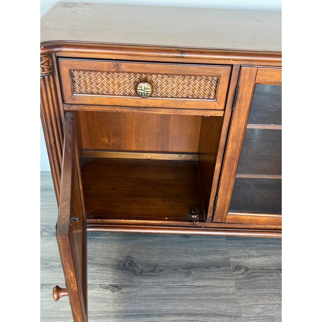Wood Modern Media Cabinet For Sale - Image 7 of 10