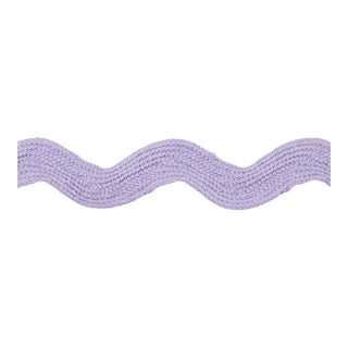 Sample - Schumacher Ric Rac Tape Large Tape in Lilac For Sale