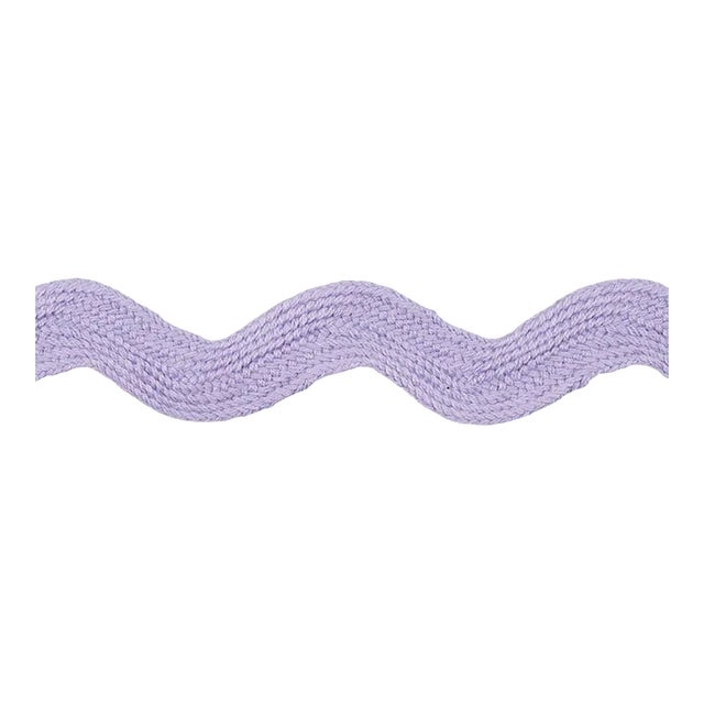 Sample - Schumacher Ric Rac Tape Large Tape in Lilac For Sale