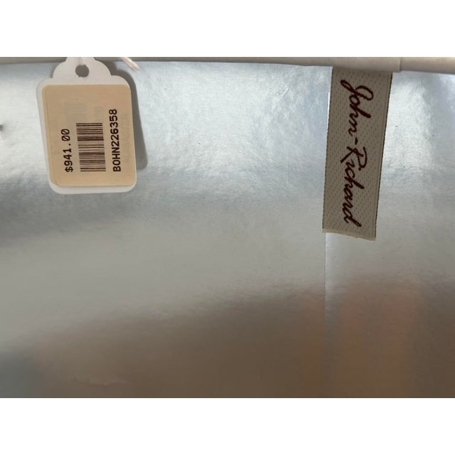John Richard Silver Greek Key Floor Lamp For Sale In San Diego - Image 6 of 9