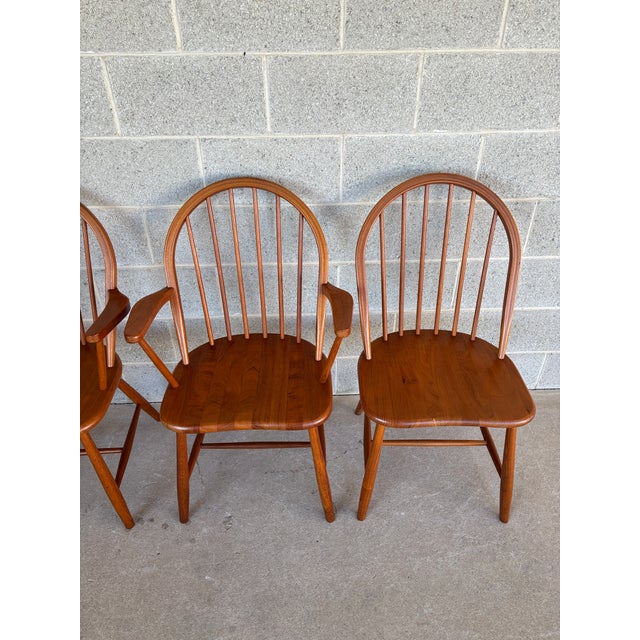 Ansager Mobler Danish Modern Teak Hoop Back Dining Chairs - Set of 4 For Sale - Image 4 of 16