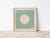 Contemporary Sage Green Neutral Geometric Abstract Art Print by Emily Keating Snyder | 36 X 36 Print in Wood Frame For Sale - Image 3 of 4