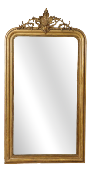 Antique French Gilt Louis Philippe Mirror, 1890s