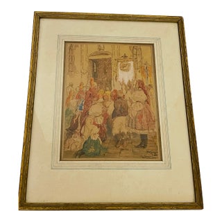 American Charles R Knapp Festival of St Anthony in Moravia Checzoslovakia 1937 For Sale