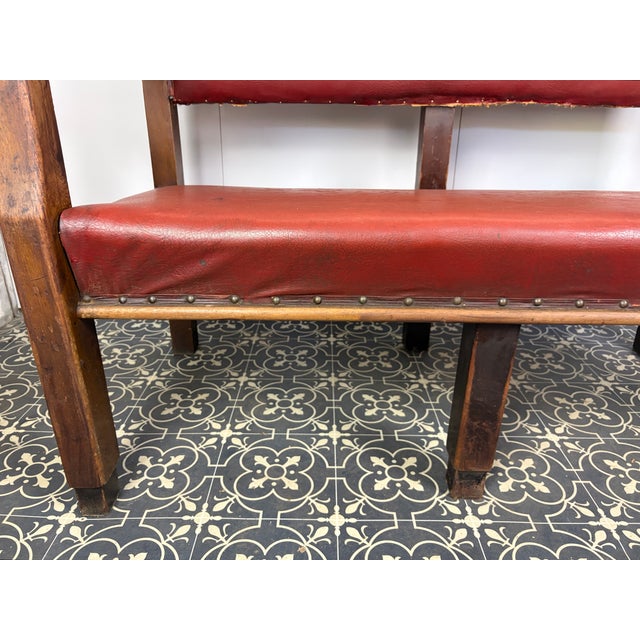 20th Century West Yorkshire Police Station Bench, 1950s For Sale - Image 13 of 18