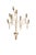 A Pair French Light and Airy Wood Romantic Sconces, not Electrified. Battery lights included or ready for candles.