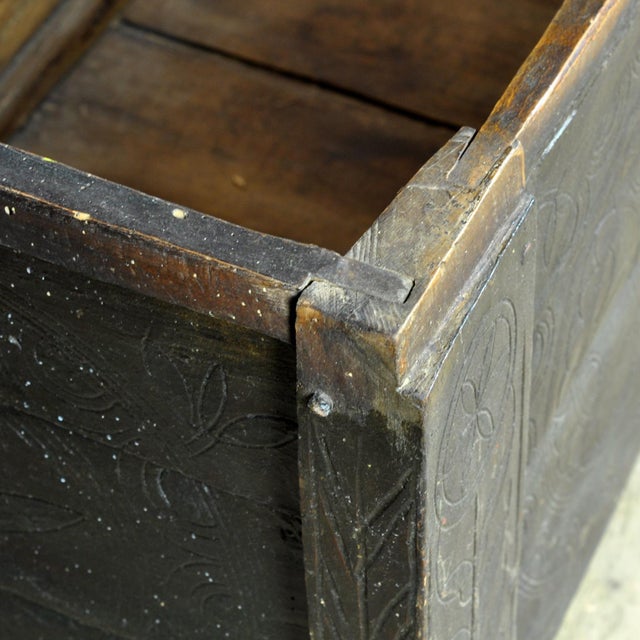 Antique Shepherd's Chest, 1850s For Sale - Image 9 of 15