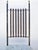 Hollywood Regency Wood Ball Abacus Wrought Iron Curule Dining Chairs - Set of 4 For Sale - Image 4 of 12