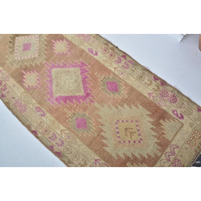 Turkish Vintage Kurdih Anatolian Kitchen Runner Rug For Sale - Image 3 of 9