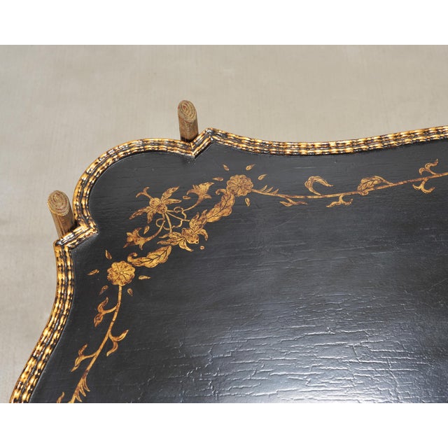 Dennis & Leen Chinoiserie Iron Gilt Tall Tray Cocktail Table For Sale - Image 18 of 18