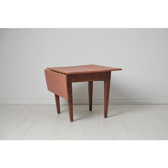 Antique Small Swedish Folk Art Table For Sale - Image 5 of 11