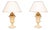 Classical Greek Fruit Ceramic Urn Table Lamps, Italy, 1970s, Set of 2 For Sale