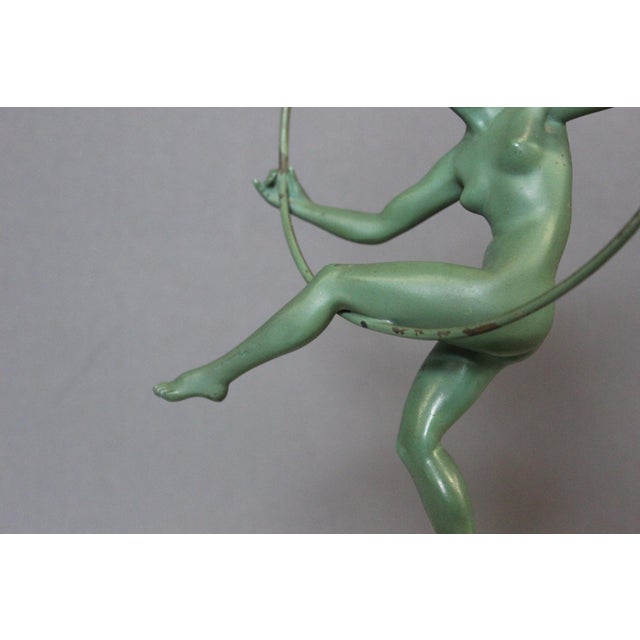 Art Cast Hoop Dancer Babbitt by Briand 1930 For Sale - Image 6 of 14