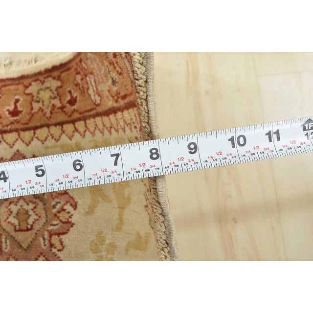 Sultanabad Runner 2'11'' X 12' Beige Wool Vintage Traditional Hand-Knotted Rug For Sale - Image 11 of 12