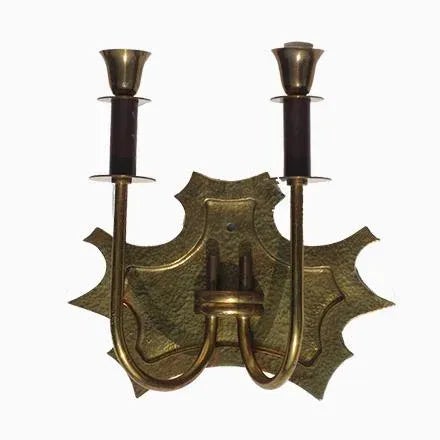 Metal Italian Wall Lamps by Osvaldo Borsani, 1940s, Set of 3 For Sale - Image 7 of 7