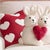 (1) 18”x18” New With Tags Pottery Barn Red Heart Jacquard Knit Pillow Cover For Sale - Image 9 of 10