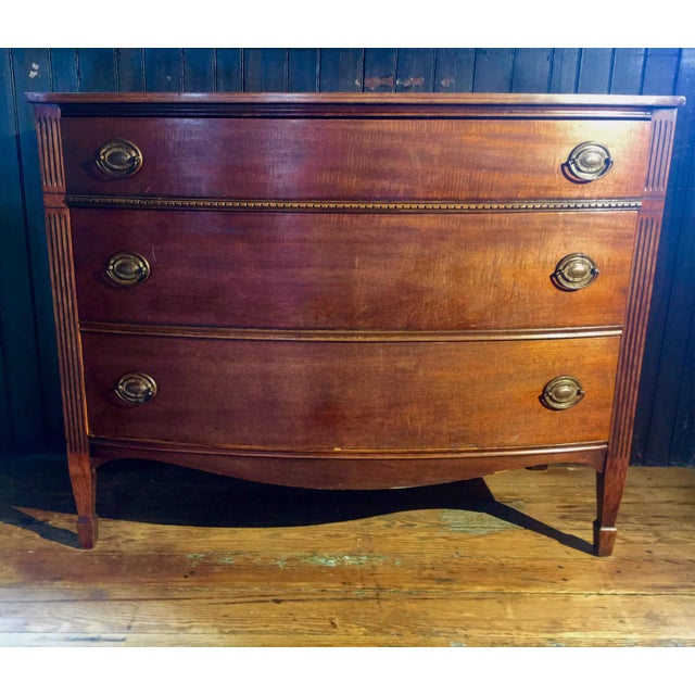Download 1940s Hepplewhite Style Three Drawer Mahogany Dresser | Chairish