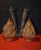 Victorian Gothic Twin Torchère Wall Light with Opaline Flame Shades, 1850s For Sale - Image 9 of 18