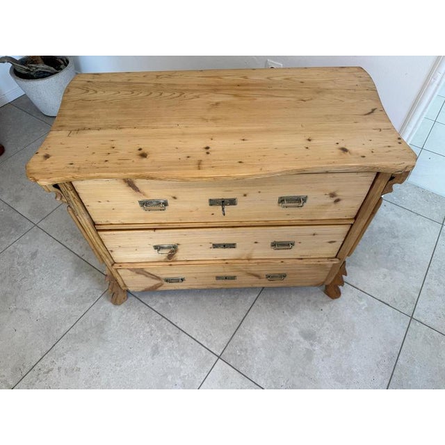 Brown Gründerzeit Louis Phillipe Chest of 3 ​​Drawers For Sale - Image 8 of 11