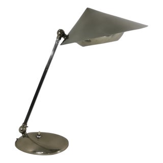 Table Lamp in Nickel-Plated Metal from Stilux Milano, Italy, 1960s For Sale