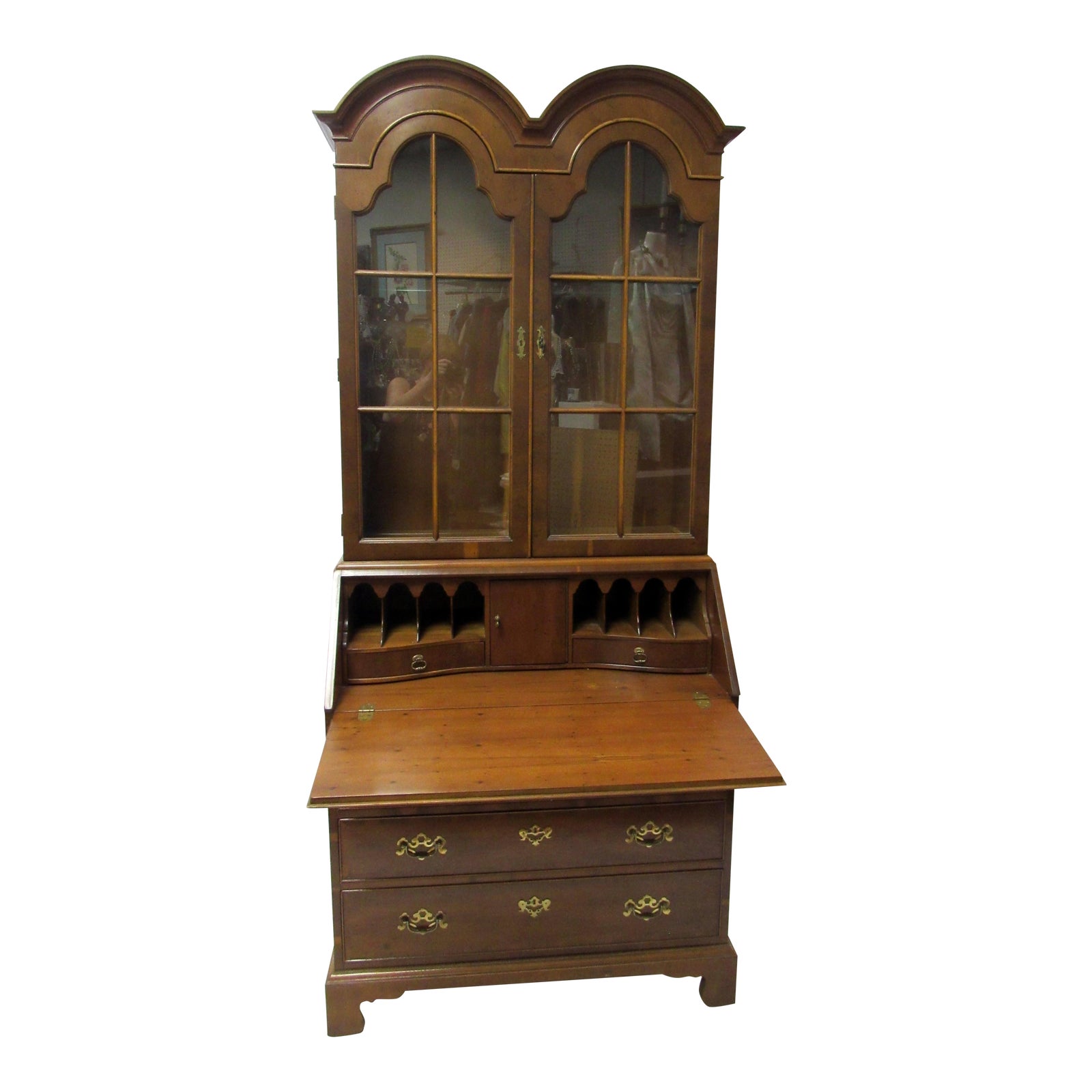 Vintage Henredon Secretary Bookcase Chairish