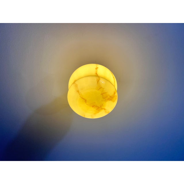 Early 20th Century Glass Flush Mount, 1930s, Germany For Sale - Image 5 of 8