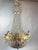 1960 French Louis XVI Gold Bronze Chandelier - 1 Pc For Sale - Image 10 of 17