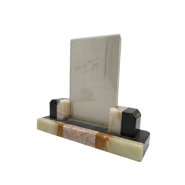 Black Art Deco Belgian Figurative Frame, 1930s For Sale - Image 8 of 9