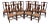 Set of 10 Jonathan Charles Mahogany Chippendale Style Dining Chairs For Sale