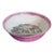 Vintage Fornasetti Style Pink Splash Luster Serving Bowl For Sale