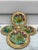 19th Century Majolica Leaves and Pink Flowers Plate Choisy Le Roi For Sale - Image 4 of 4